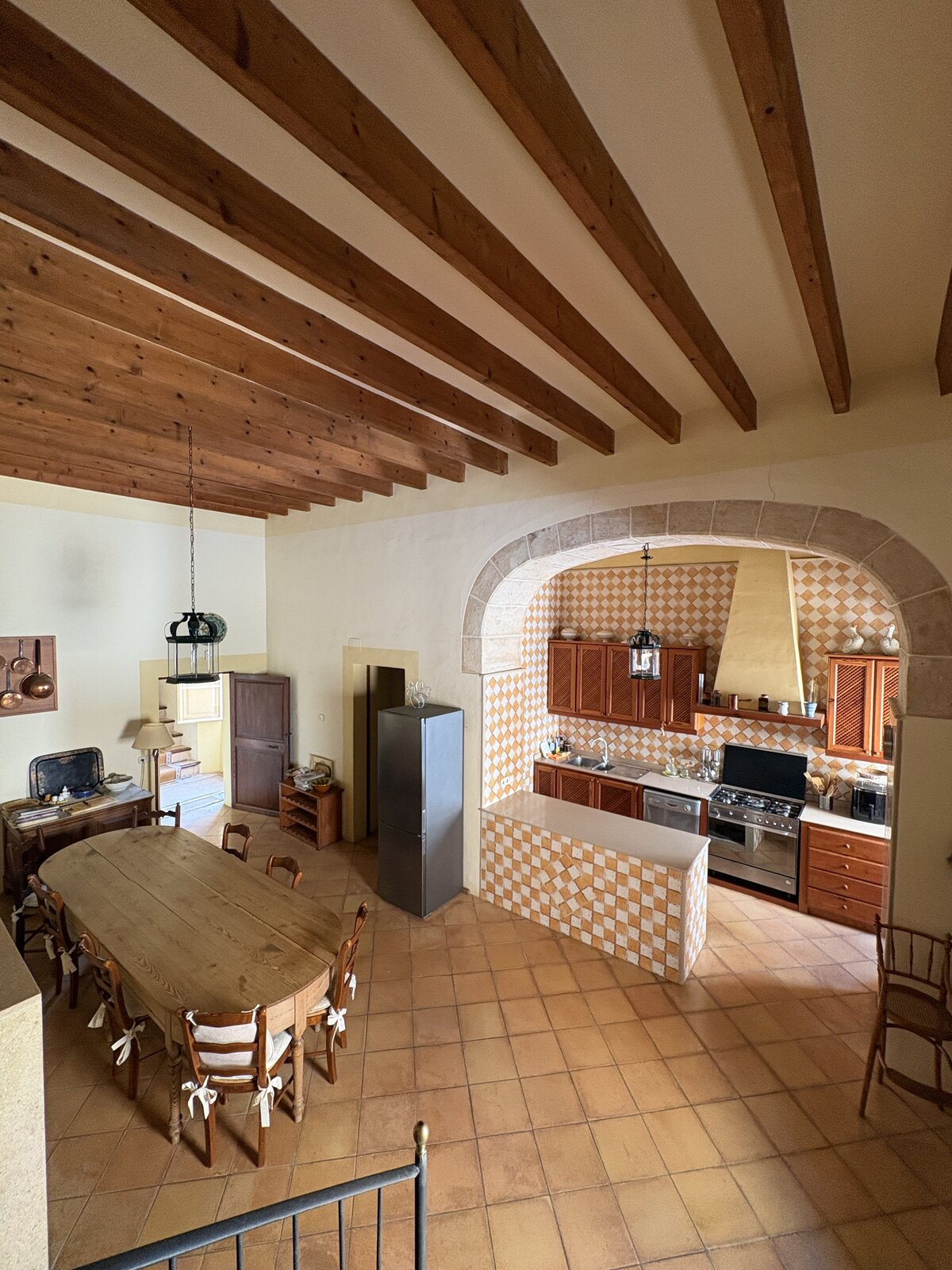 Cocina del palacio, estado actual