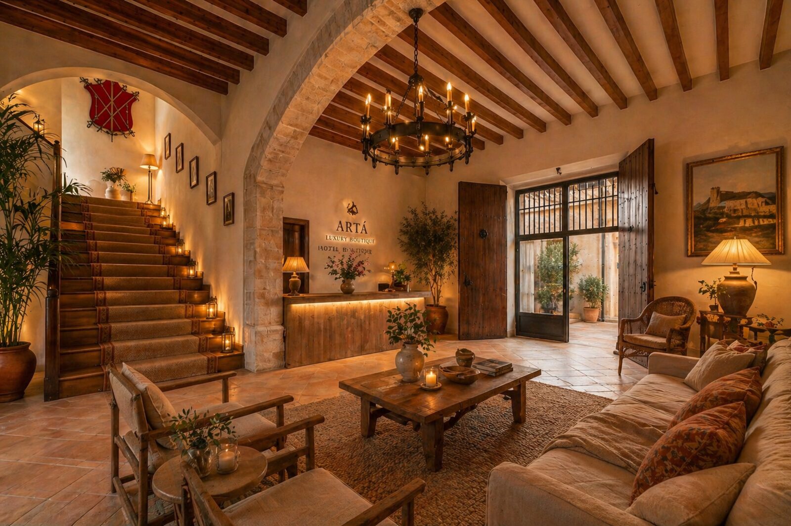Hall, render del proyecto hotelero