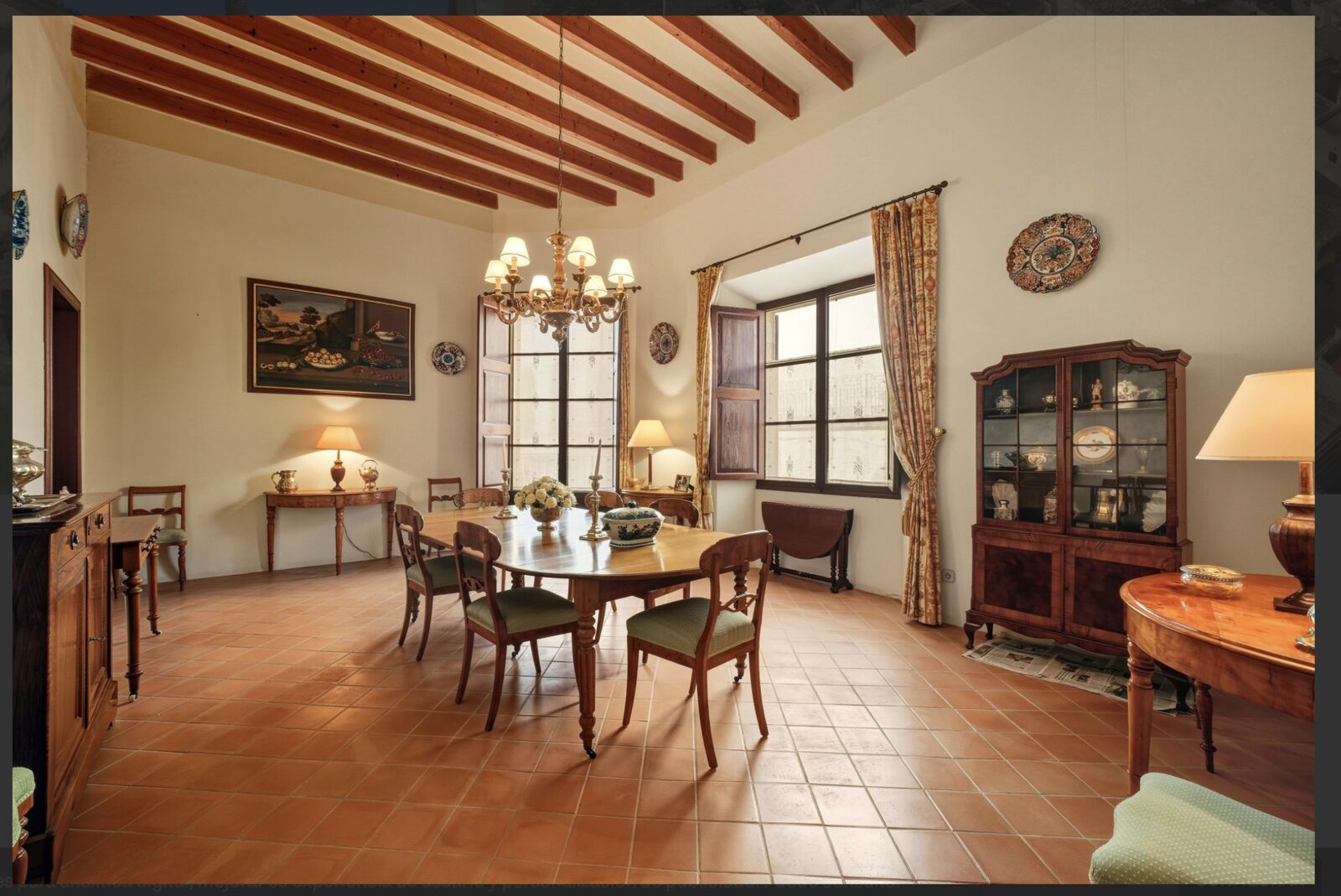 Pasillo interior del palacio